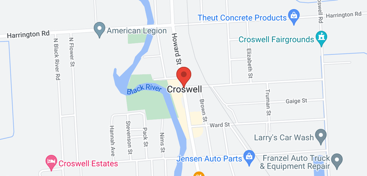 map of 410  Croswell Road
